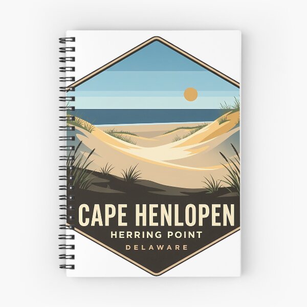 Item preview, Cape Henlopen Herring Point Overlook Sticker designed and sold by DetourDgn.