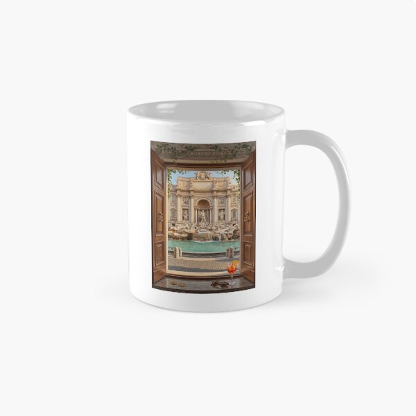 Item preview, Trevi Fountain Rome Window View Fine Art Print designed and sold by Ada’s Mystic Atelier .