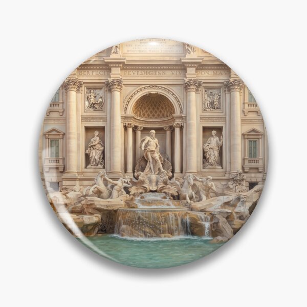 Item preview, Trevi Fountain Rome Window View Fine Art Print designed and sold by Ada’s Mystic Atelier .