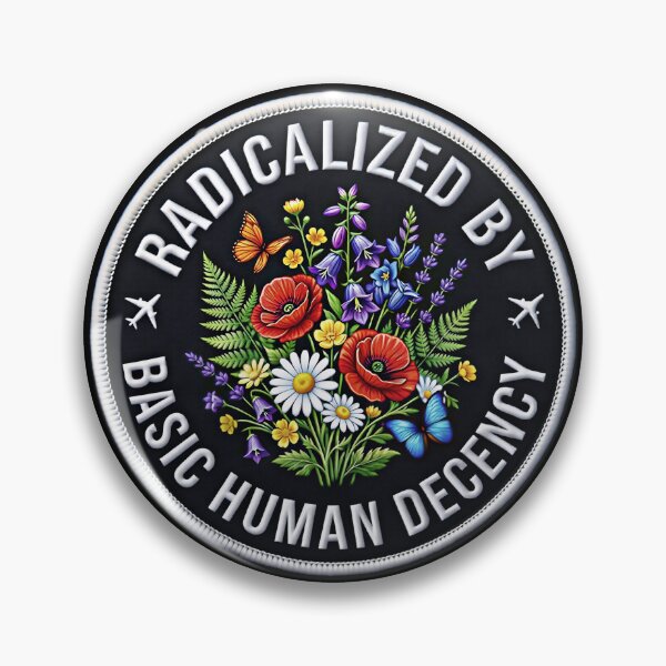 Item preview, Floral Radicalized by Basic Decency Feminist Activist designed and sold by fben-design.