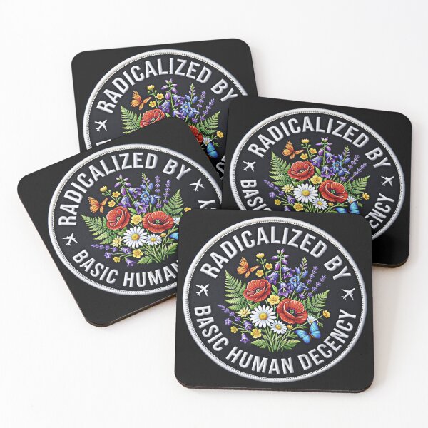 Item preview, Floral Radicalized by Basic Decency Feminist Activist designed and sold by fben-design.