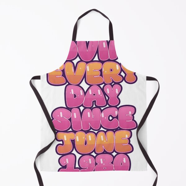 Item preview, AMANDO CADA DÍA DESDE JUNIO DE 1980 designed and sold by TheIconSmith.