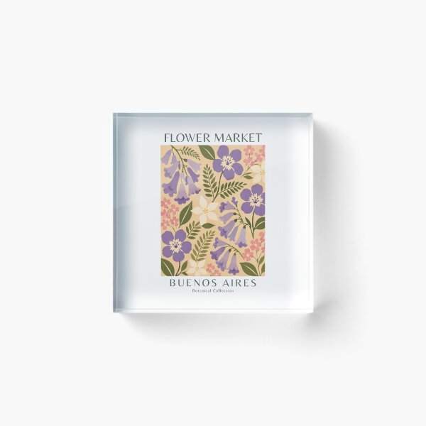 Item preview, Buenos Aires - Flower Market designed and sold by StudioRedKoala.