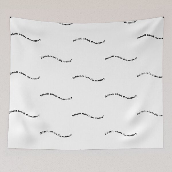 Item preview, Fishtail What'S The Matter (Black) designed and sold by gagealita.