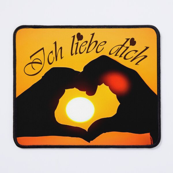 Item preview, Ich liebe dich ( I love you in German) - Sepia designed and sold by Yamy Morrell Art and Design.