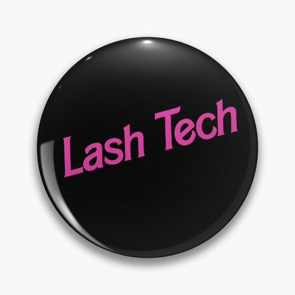 Aperçu de l'œuvre Lash Tech – Design d'artiste de cils Pink Retro Script créée et vendue par alxndrsunny.