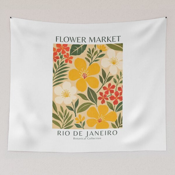 Item preview, Rio de Janeiro - Flower Market designed and sold by StudioRedKoala.