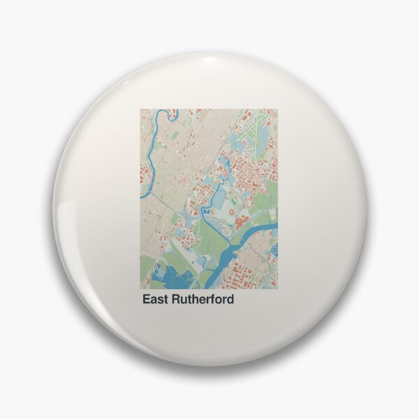 Item preview, East Rutherford Minimalistic Map Art designed and sold by MapsNerd.