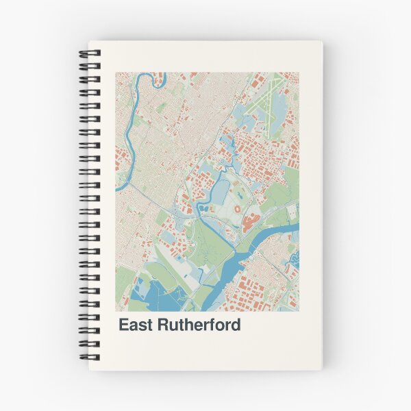 Item preview, East Rutherford Minimalistic Map Art designed and sold by MapsNerd.