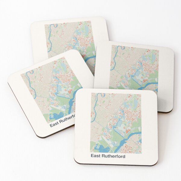 Item preview, East Rutherford Minimalistic Map Art designed and sold by MapsNerd.