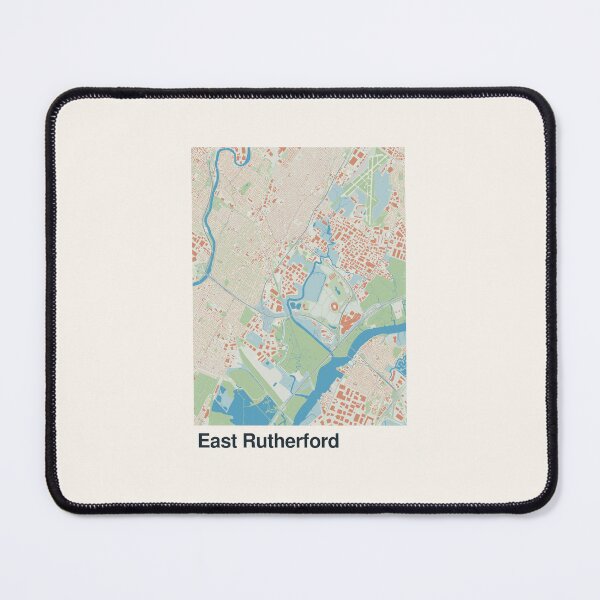 Item preview, East Rutherford Minimalistic Map Art designed and sold by MapsNerd.