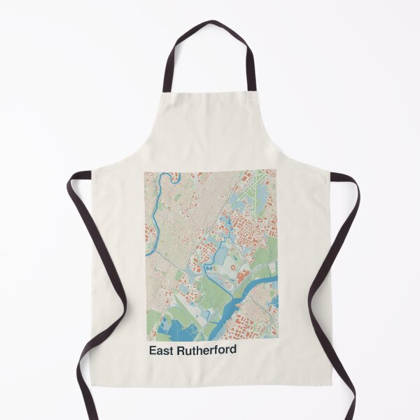 Item preview, East Rutherford Minimalistic Map Art designed and sold by MapsNerd.