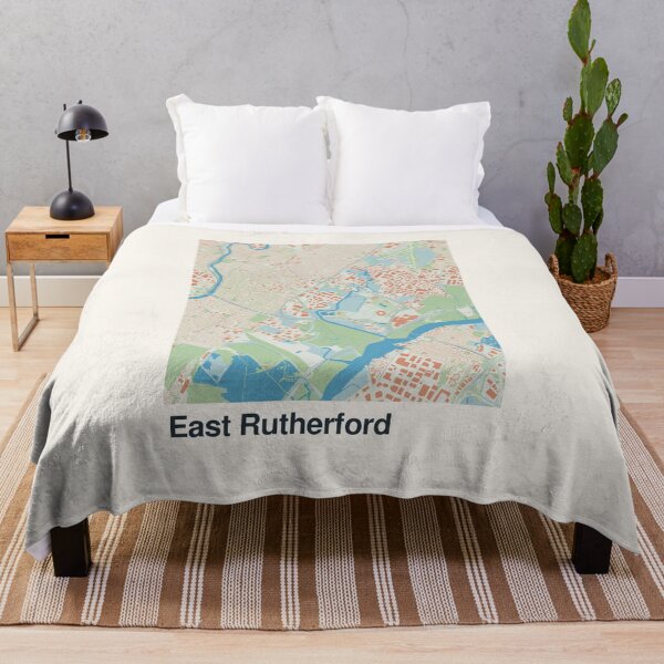 Item preview, East Rutherford Minimalistic Map Art designed and sold by MapsNerd.
