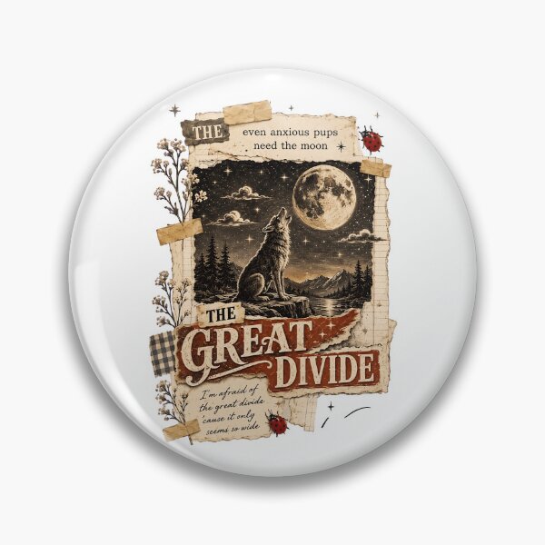 Item preview, Wolf Howling Moon Nature Vintage  designed and sold by hleichMehlani.
