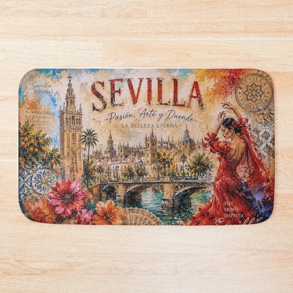 Item preview, Sevilla Postcard, Spain – A Beautiful city in Europe. designed and sold by GalleryKauffeld.