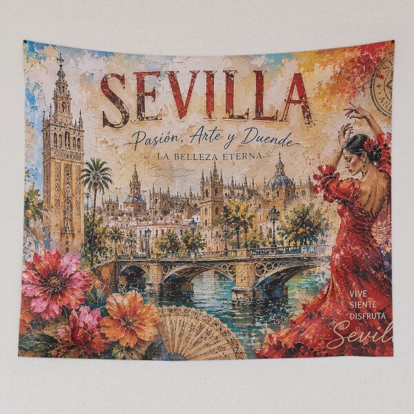 Item preview, Sevilla Postcard, Spain – A Beautiful city in Europe. designed and sold by GalleryKauffeld.