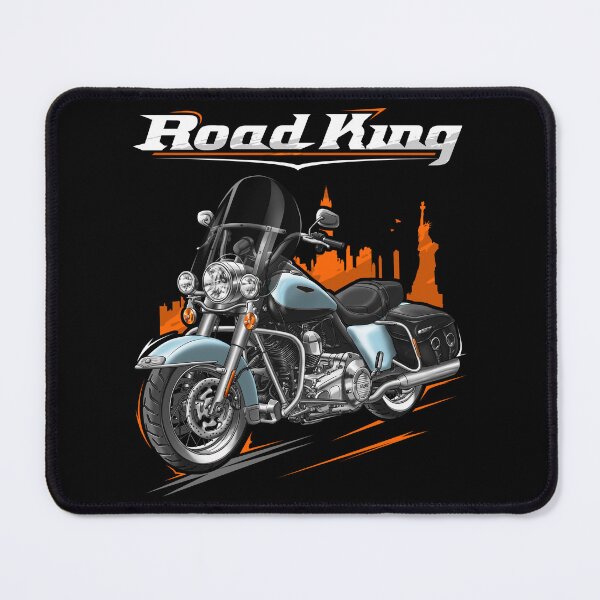 Item preview, Motorcycle Road King Classic FLHRC 2007 Suede Blue Pearl & Vivid Black for Motorcycle Riders designed and sold by MotoApparelHub.