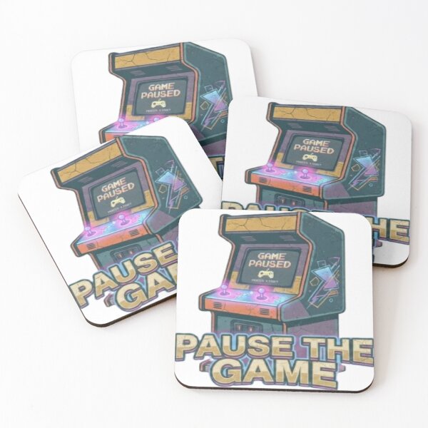 Item preview, Pause The Game Retro Arcade designed and sold by FABIOLA1970.