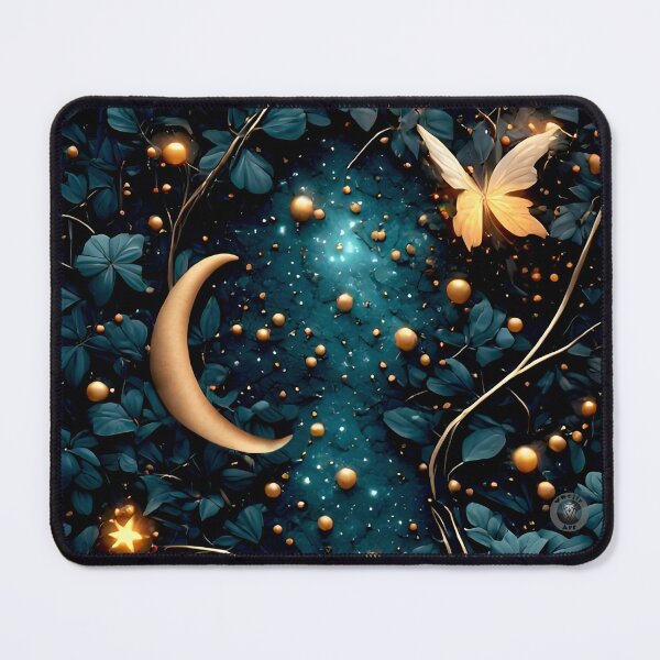 Item preview, Whimsical Celestial Witchcore - Magical Forest Flatlay designed and sold by Vhelir-Art.