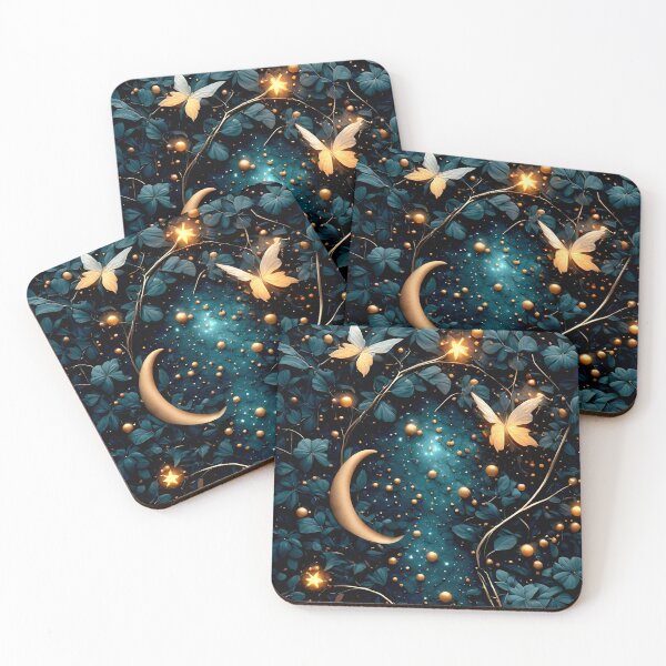 Item preview, Whimsical Celestial Witchcore - Magical Forest Flatlay designed and sold by Vhelir-Art.
