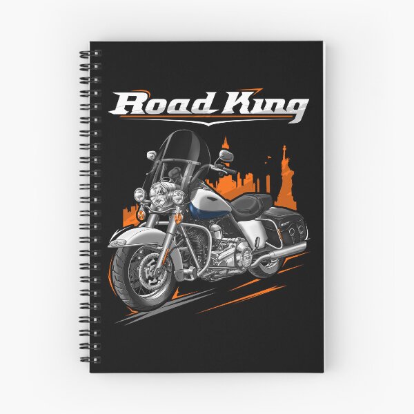 Item preview, Motorcycle Road King Classic FLHRC 2007 White Gold Pearl & Deep Cobalt Pearl for Motorcycle Riders designed and sold by MotoApparelHub.