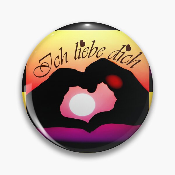 Item preview, Ich liebe dich ( I love you in German) - Pop art designed and sold by Yamy Morrell Art and Design.