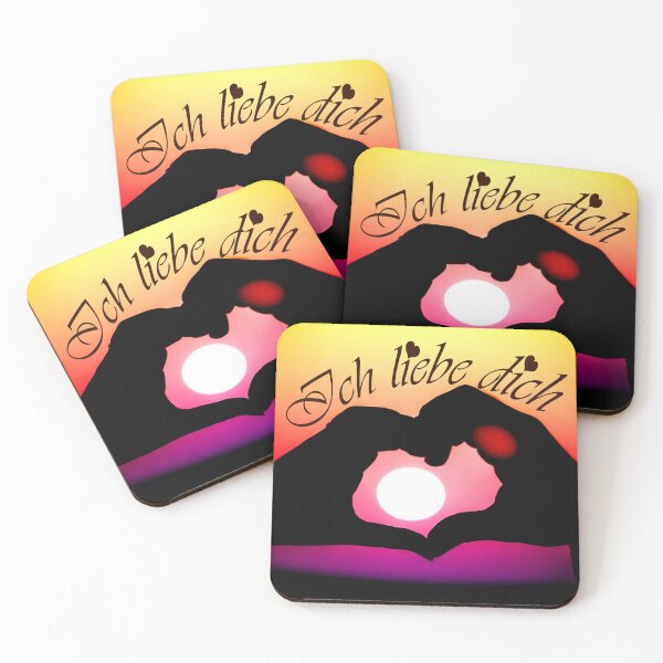 Artikelvorschau, Ich liebe dich ( Ich liebe dich auf Deutsch) - Pop Art entworfen und verkauft von Yamy Morrell Art and Design.