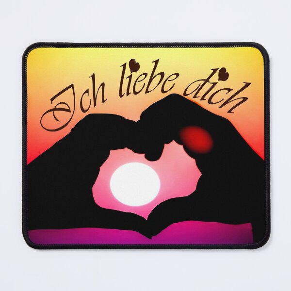 Item preview, Ich liebe dich ( I love you in German) - Pop art designed and sold by Yamy Morrell Art and Design.