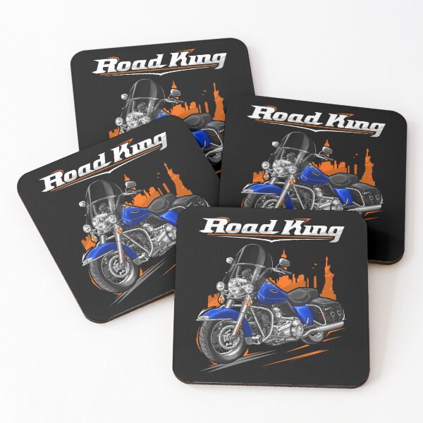 Item preview, Motorcycle Road King Classic FLHRC 2007-2008 Pacific Blue Pearl for Motorcycle Riders designed and sold by MotoApparelHub.