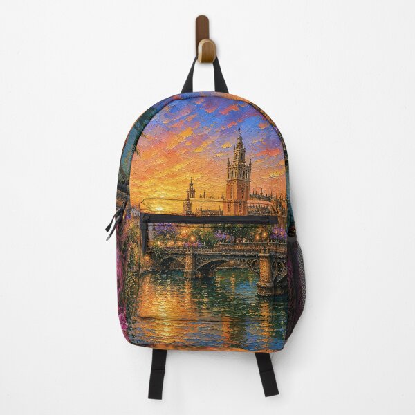 Item preview, Un cuadro de Sevilla de noche, España: una hermosa ciudad de Europa. designed and sold by GalleryKauffeld.
