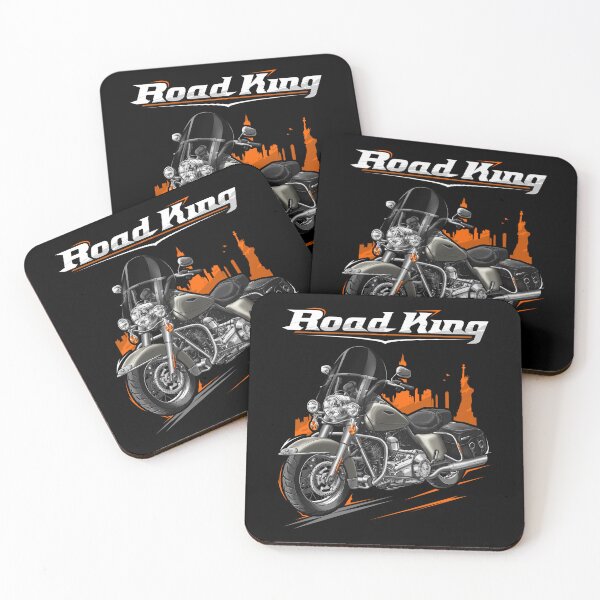 Item preview, Motorcycle Road King Classic FLHRC 2007-2009 Pewter Pearl for Motorcycle Riders designed and sold by MotoApparelHub.