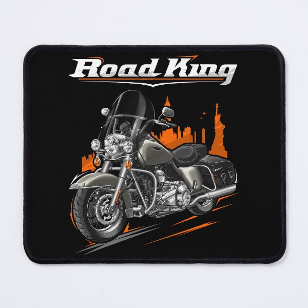 Item preview, Motorcycle Road King Classic FLHRC 2007-2009 Pewter Pearl for Motorcycle Riders designed and sold by MotoApparelHub.