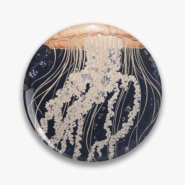 Item preview, Vintage William Morris Jellyfish Ocean Botanical designed and sold by ColemanOlmos.