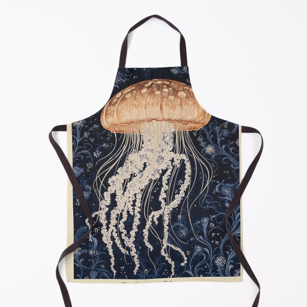 Item preview, Vintage William Morris Jellyfish Ocean Botanical designed and sold by ColemanOlmos.