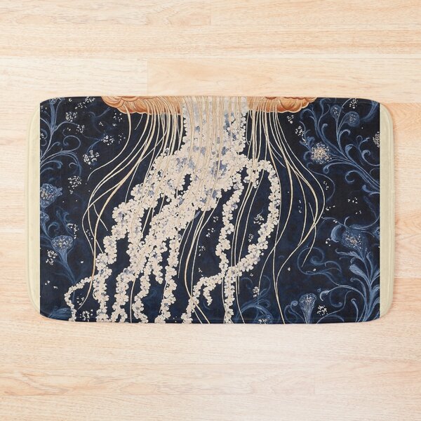 Item preview, Vintage William Morris Jellyfish Ocean Botanical designed and sold by ColemanOlmos.