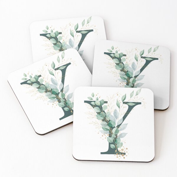 Item preview, Sage Green Botinical Letter Y designed and sold by ITCHAWAWAA.
