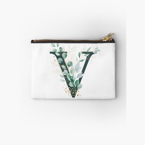 Item preview, Sage Green Botinical Letter V designed and sold by ITCHAWAWAA.