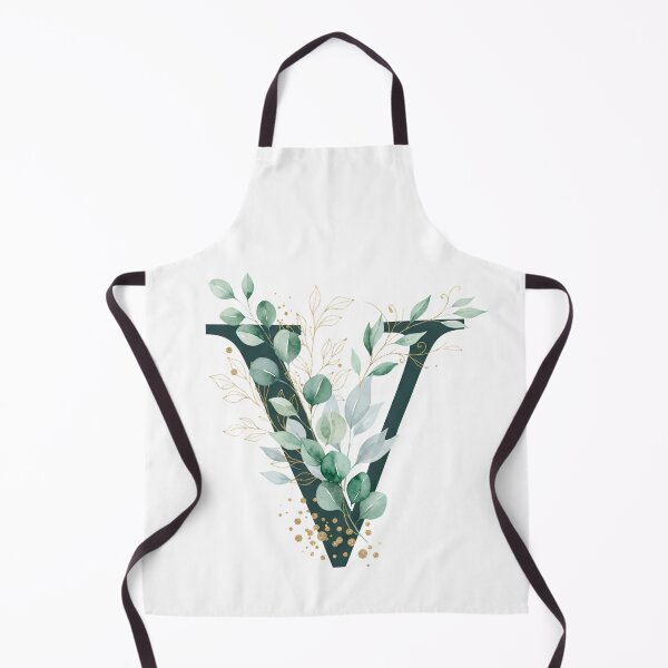 Item preview, Sage Green Botinical Letter V designed and sold by ITCHAWAWAA.