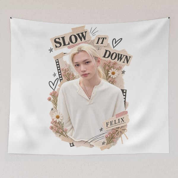 Item preview,  Felix Slow It Down Blue Summer Collage designed and sold by Valeree Store.