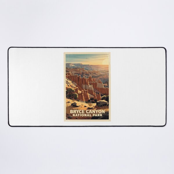 Item preview, Bryce Canyon National Park Vintage Travel Art designed and sold by Teelogic.