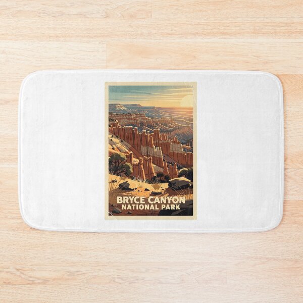 Item preview, Bryce Canyon National Park Vintage Travel Art designed and sold by Teelogic.