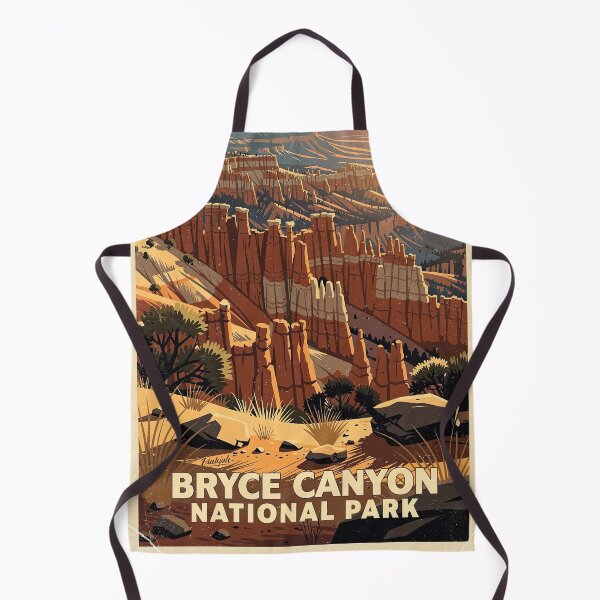 Item preview, Bryce Canyon National Park Vintage Travel Art designed and sold by Teelogic.