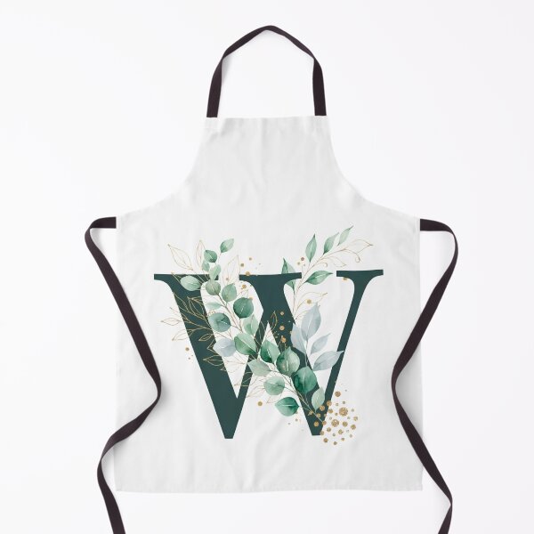 Item preview, Sage Green Botinical Letter W designed and sold by ITCHAWAWAA.