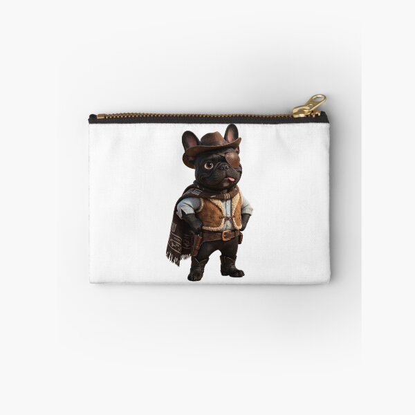 Item preview, French bulldog Black Spaghetti Western designed and sold by SmARTNiki.