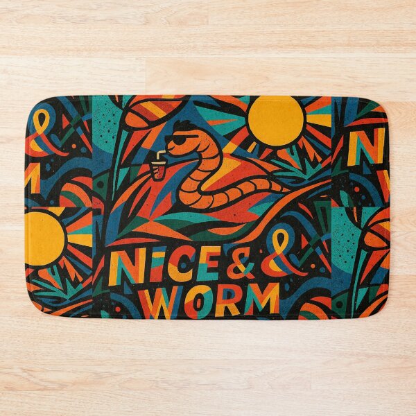 Item preview, Nice And Worm pattern illustration designed and sold by REDCLASH2002.