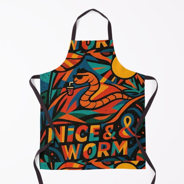 Item preview, Nice And Worm pattern illustration designed and sold by REDCLASH2002.