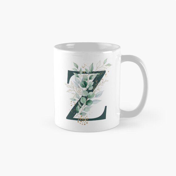 Item preview, Sage Green Botinical Letter Z designed and sold by ITCHAWAWAA.
