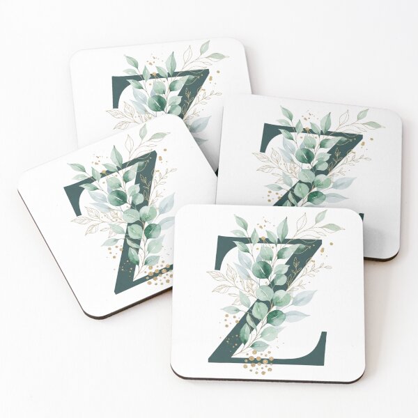 Item preview, Sage Green Botinical Letter Z designed and sold by ITCHAWAWAA.