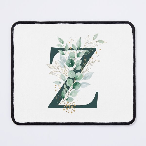 Item preview, Sage Green Botinical Letter Z designed and sold by ITCHAWAWAA.
