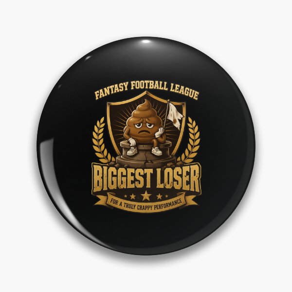 Item preview, Fantasy Football League Biggest Loser Poop Trophy Funny designed and sold by felixpalette.